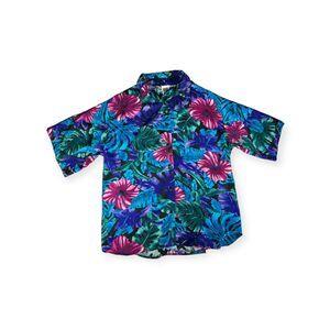Floral Leisurewear Tropical Womens 80s Resortwear Outfit